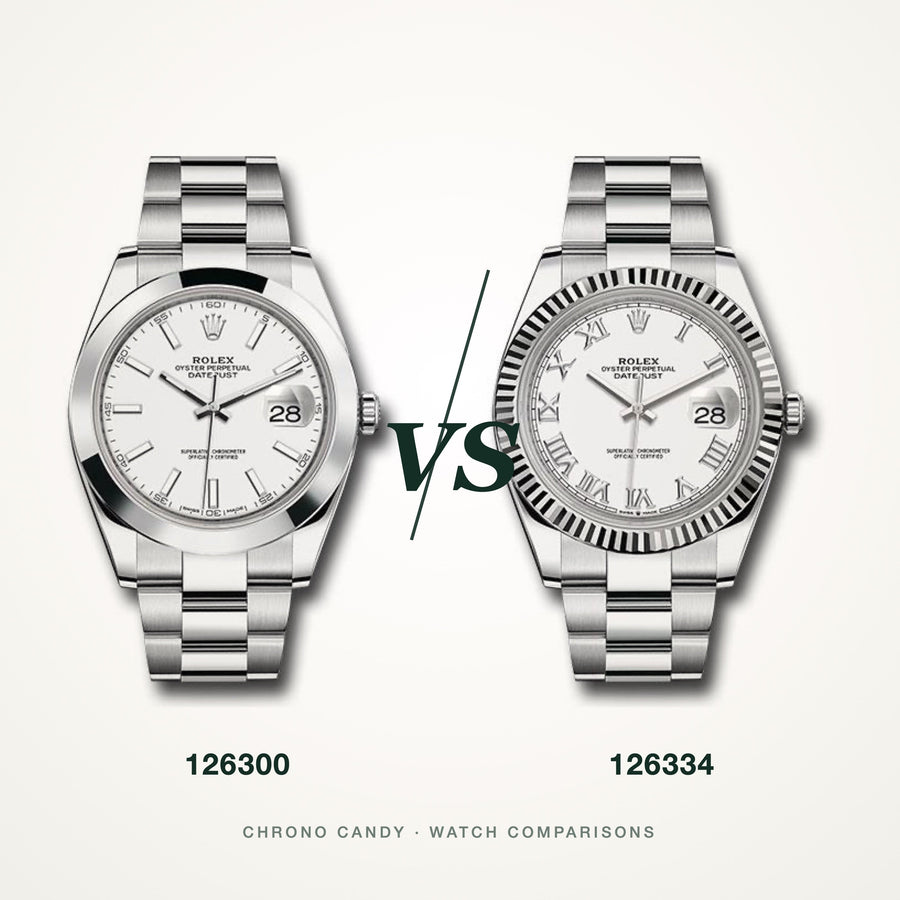 Rolex Datejust 41: 126300 vs 126334, Smooth or Fluted?