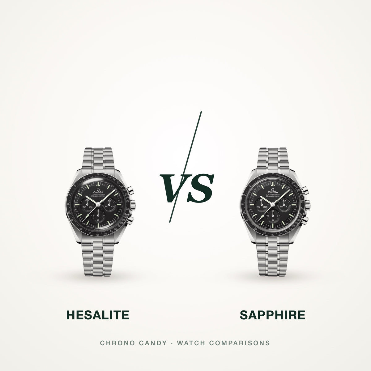 Omega Speedmaster Moonwatch: Hesalite vs Sapphire