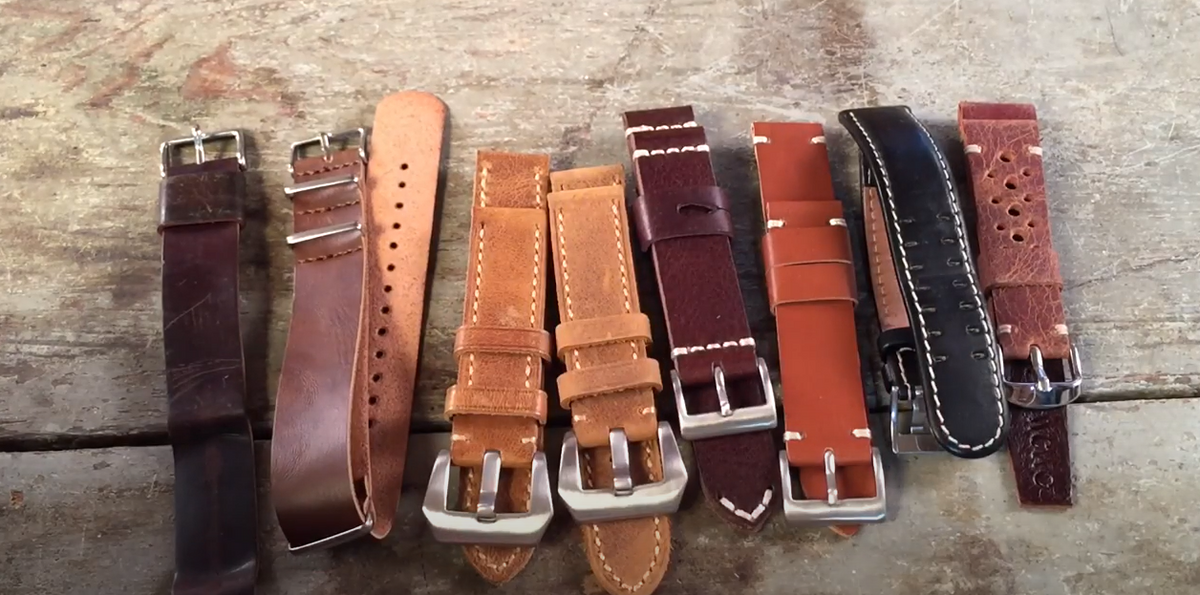 varius leather watch straps