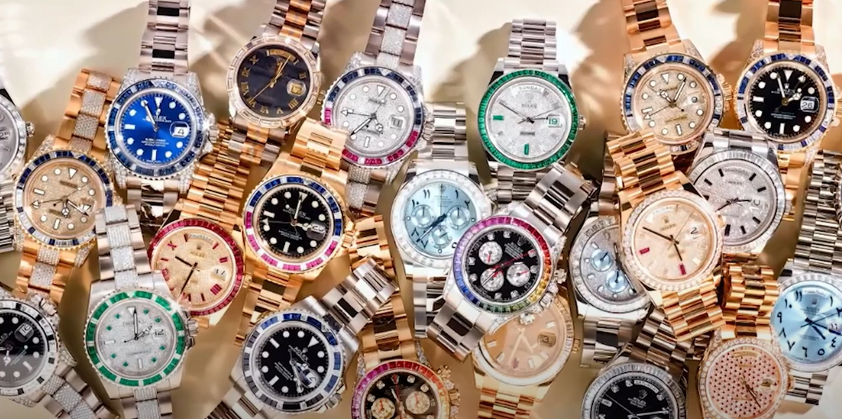 various luxury watches