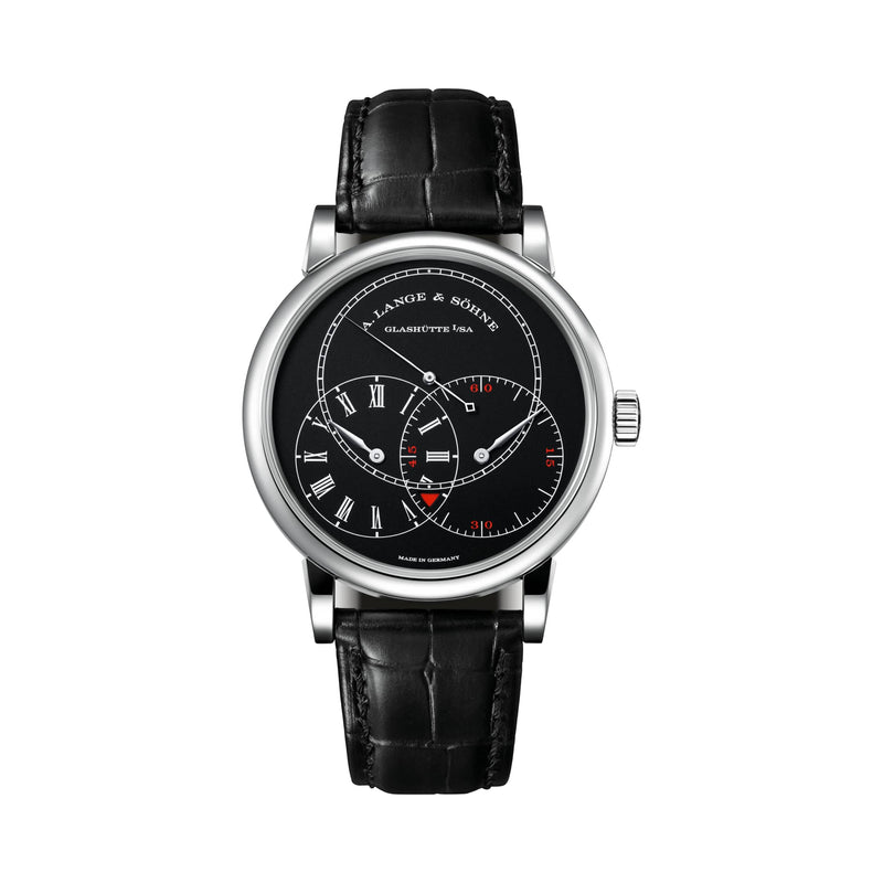 A. Lange & Söhne Richard Lange Jumping Seconds - White Gold - Black Dial Ref. # 252.029