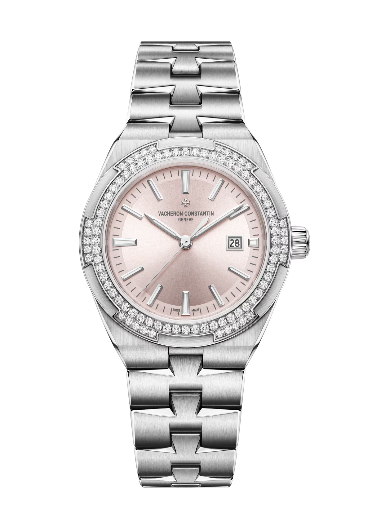 Vacheron Constantin Overseas Self-Winding 35mm - Steel - Pink Dial Ref. # 4605V/200A-B971