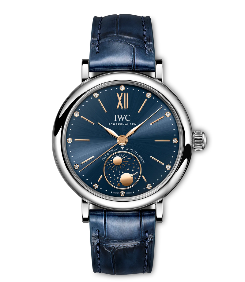 IWC Portofino Automatic Day & Night 34 Le Petit Prince 34mm - Steel - Blue Dial Ref. # IW459806