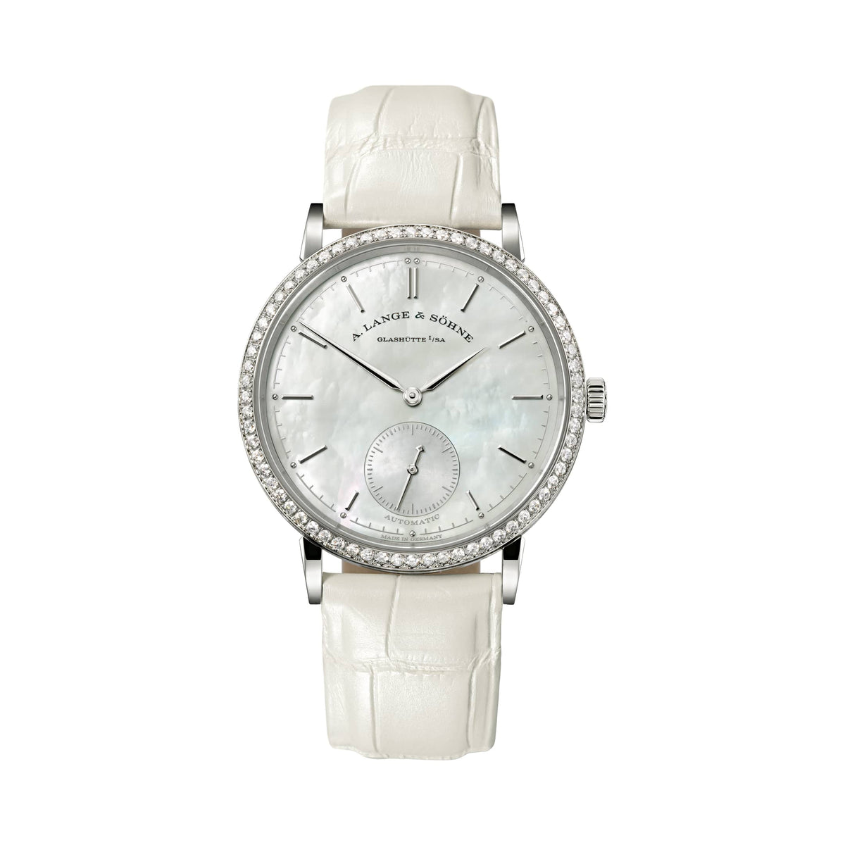 A. Lange & Söhne Saxonia Automatic - 18 Carat White Gold Ref. # 840.029