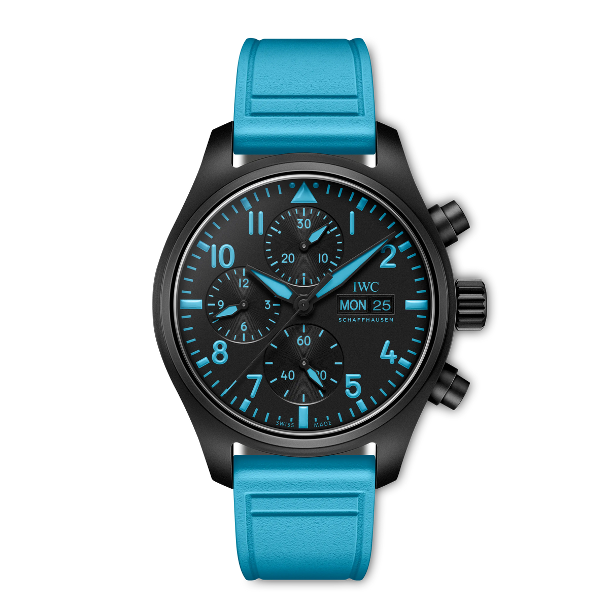IWC Pilot’s Watch Chronograph 41 George Russell 42mm - Ceramic - Black Dial Ref. # IW389411