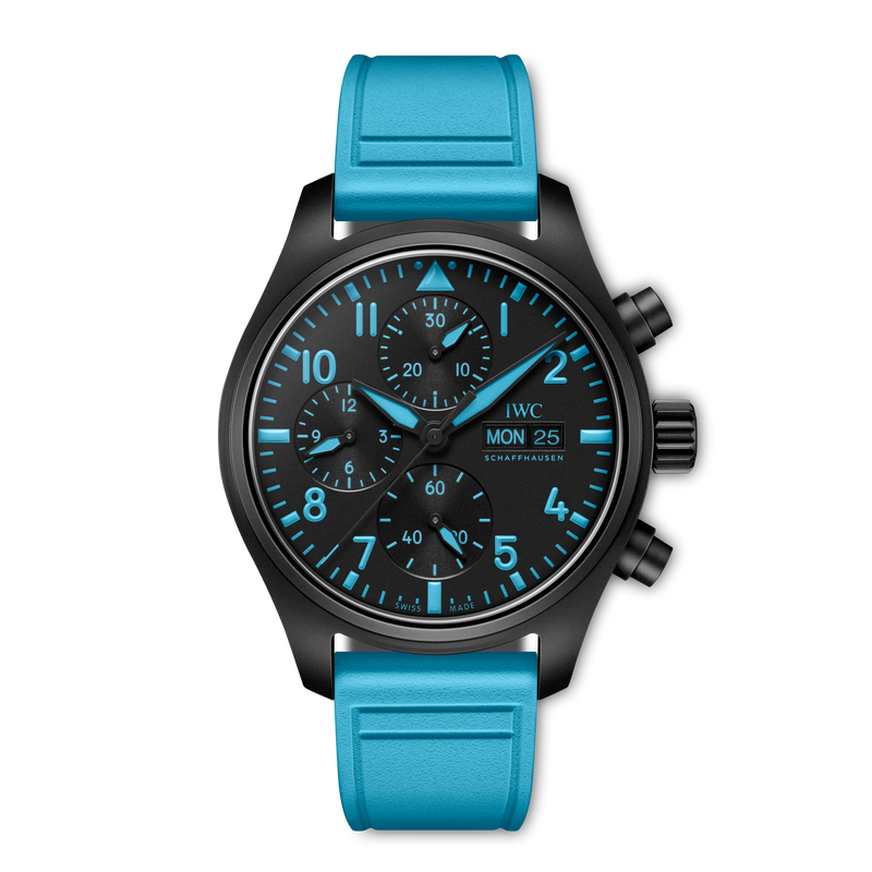 IWC Pilot’s Watch Chronograph 41 George Russell 42mm - Ceramic - Black Dial Ref. # IW389411