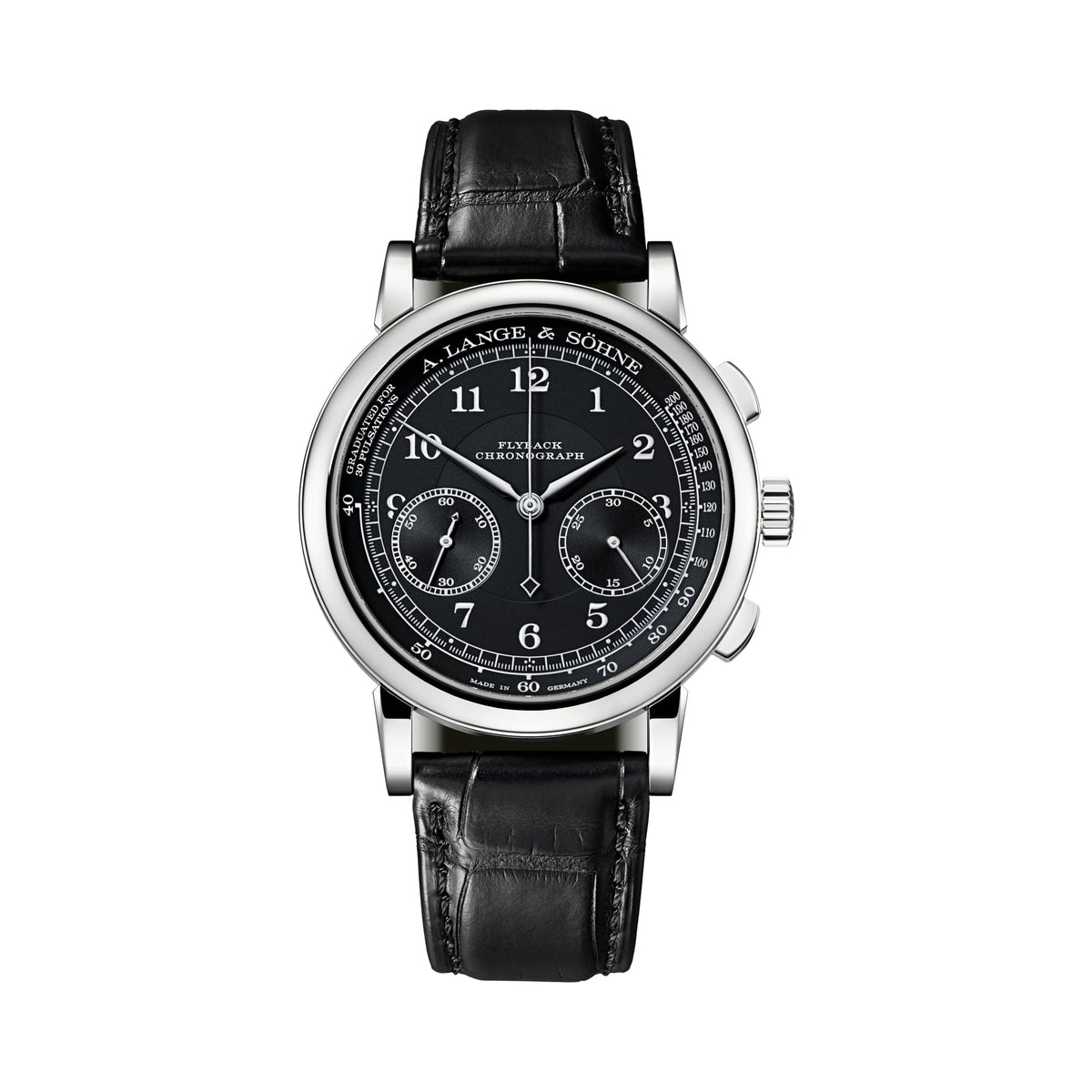 A. Lange & Söhne 1815 Chronograph - White Gold - Black Dial Ref. # 414.028