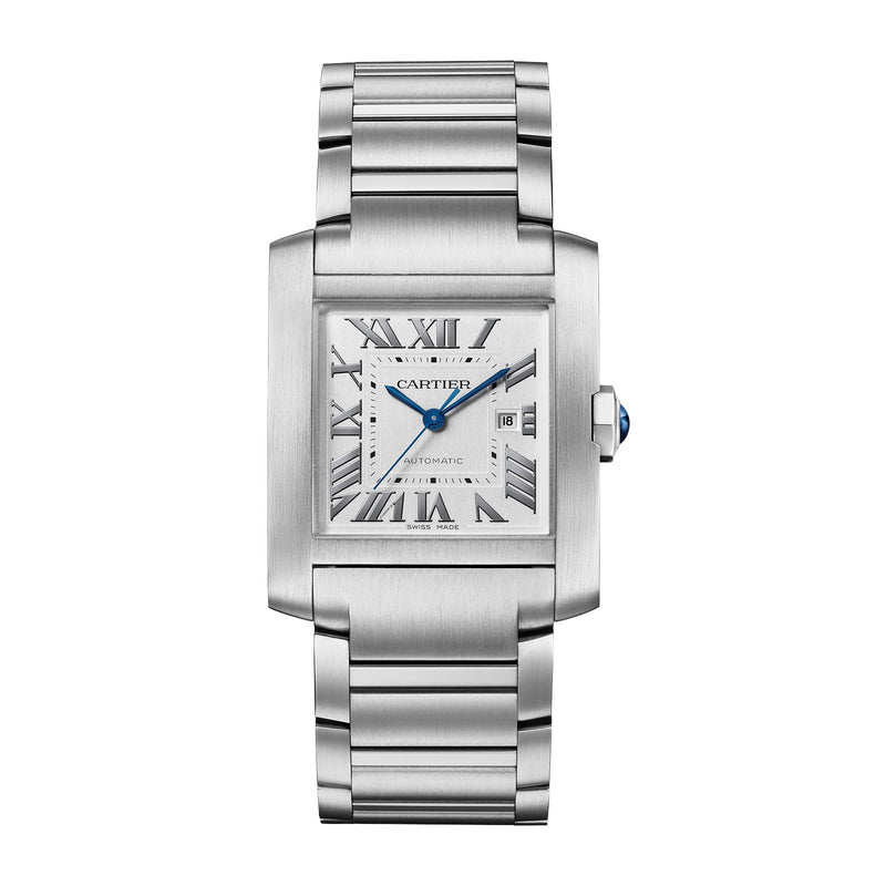 Cartier Tank Française Large Model 30.5mm - Steel - Silver Dial Ref. # WSTA0067