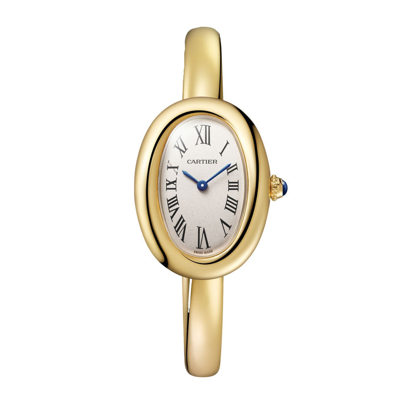 Cartier Baignoire Small Model 23mm - Yellow Gold - Silvered Dial Ref. # WGBA0024