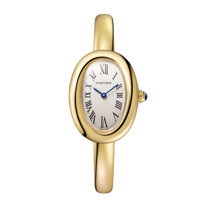 Cartier Baignoire Small Model 23mm - Yellow Gold - Silvered Dial Ref. # WGBA0037