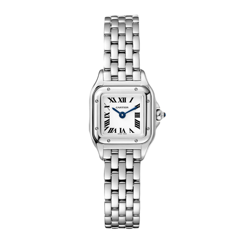 Cartier Panthère de Cartier Mini Model 20mm - Steel - Silver Dial Ref. # WSPN0012
