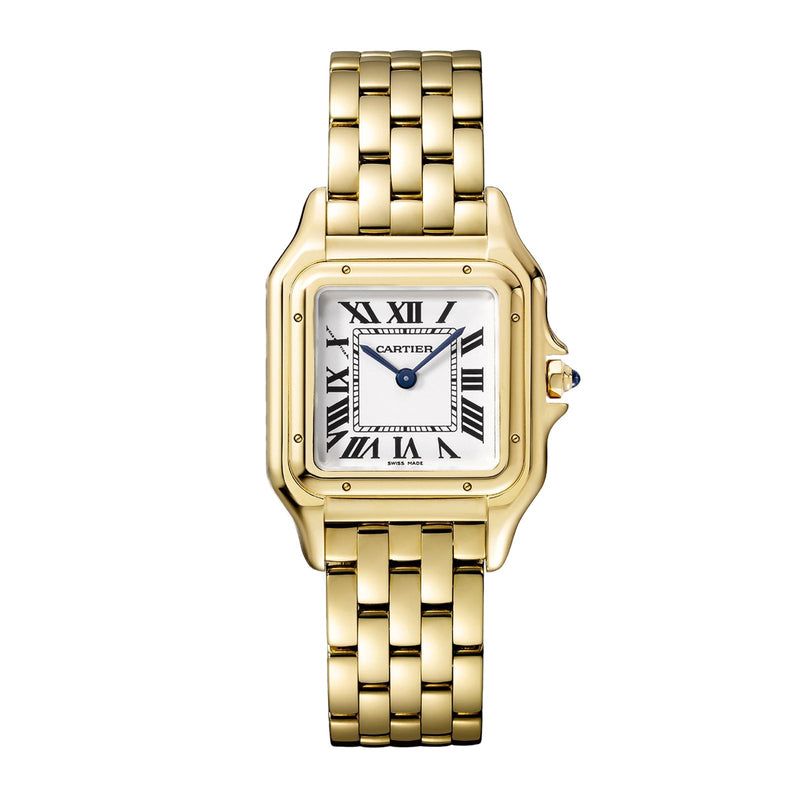 Cartier Panthère de Cartier Medium Model 29mm - Yellow Gold - Silver Dial Ref. # WGPN0058
