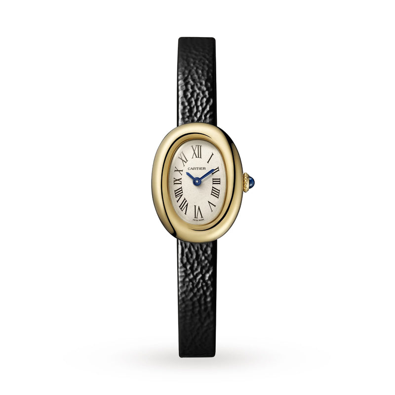Cartier Baignoire Mini Model 19mm - Yellow Gold - Silver Dial Ref. # WGBA0041