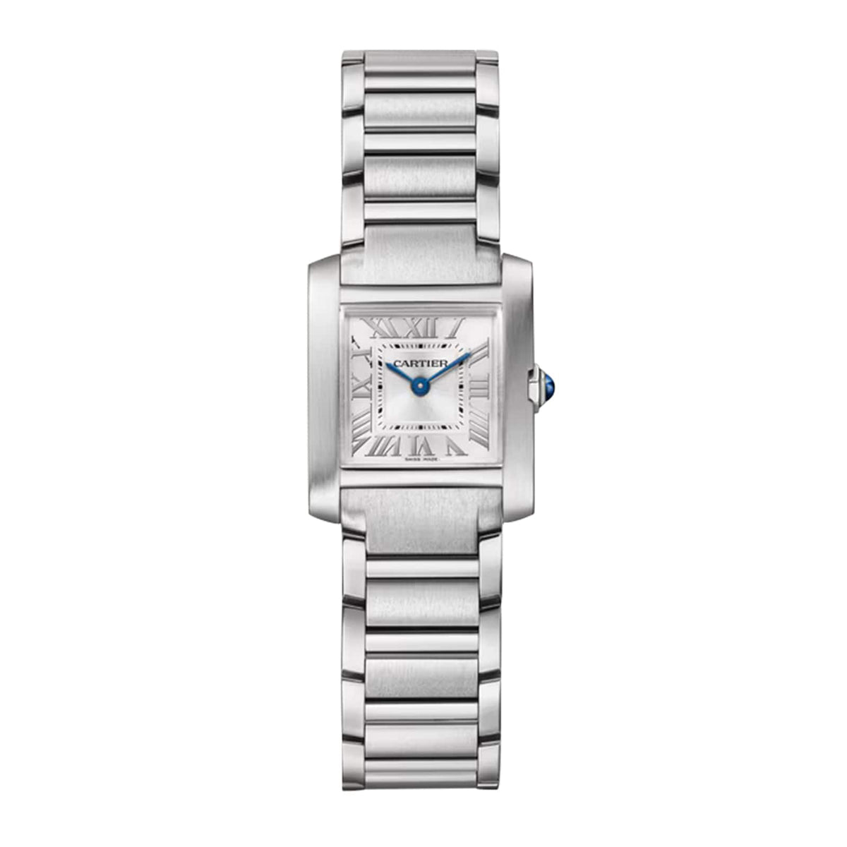 Cartier Tank Française Small Model 21mm - Steel - Silver Dial Ref. # WSTA0129