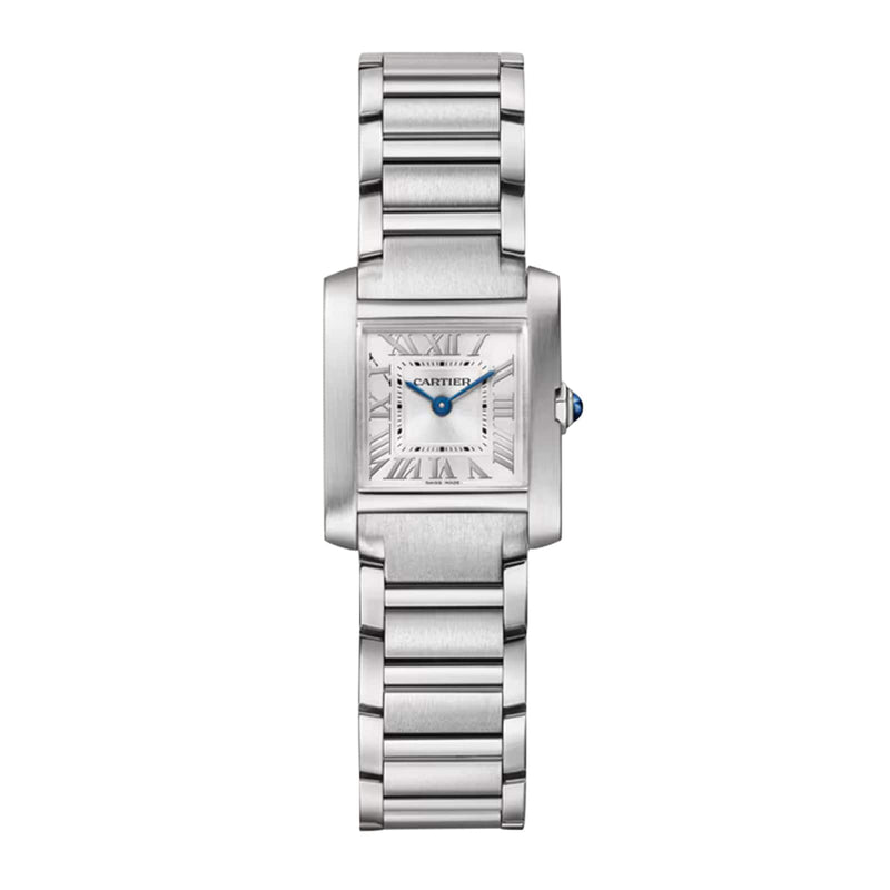 Cartier Tank Française Small Model 21mm - Steel - Silver Dial Ref. # WSTA0129