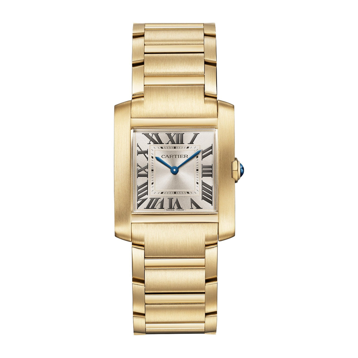 Cartier Tank Française Medium Model 27mm - Yellow Gold - Champagne Dial Ref. # WGTA0345