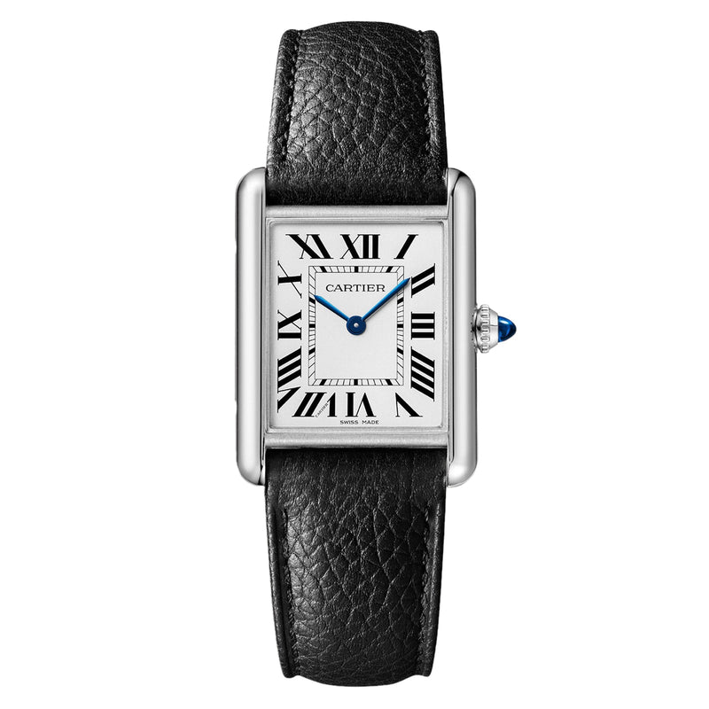 Cartier Tank Must Solarbeat™ Large Model 25.5mm - Steel - White Dial Ref. # WSTA0138