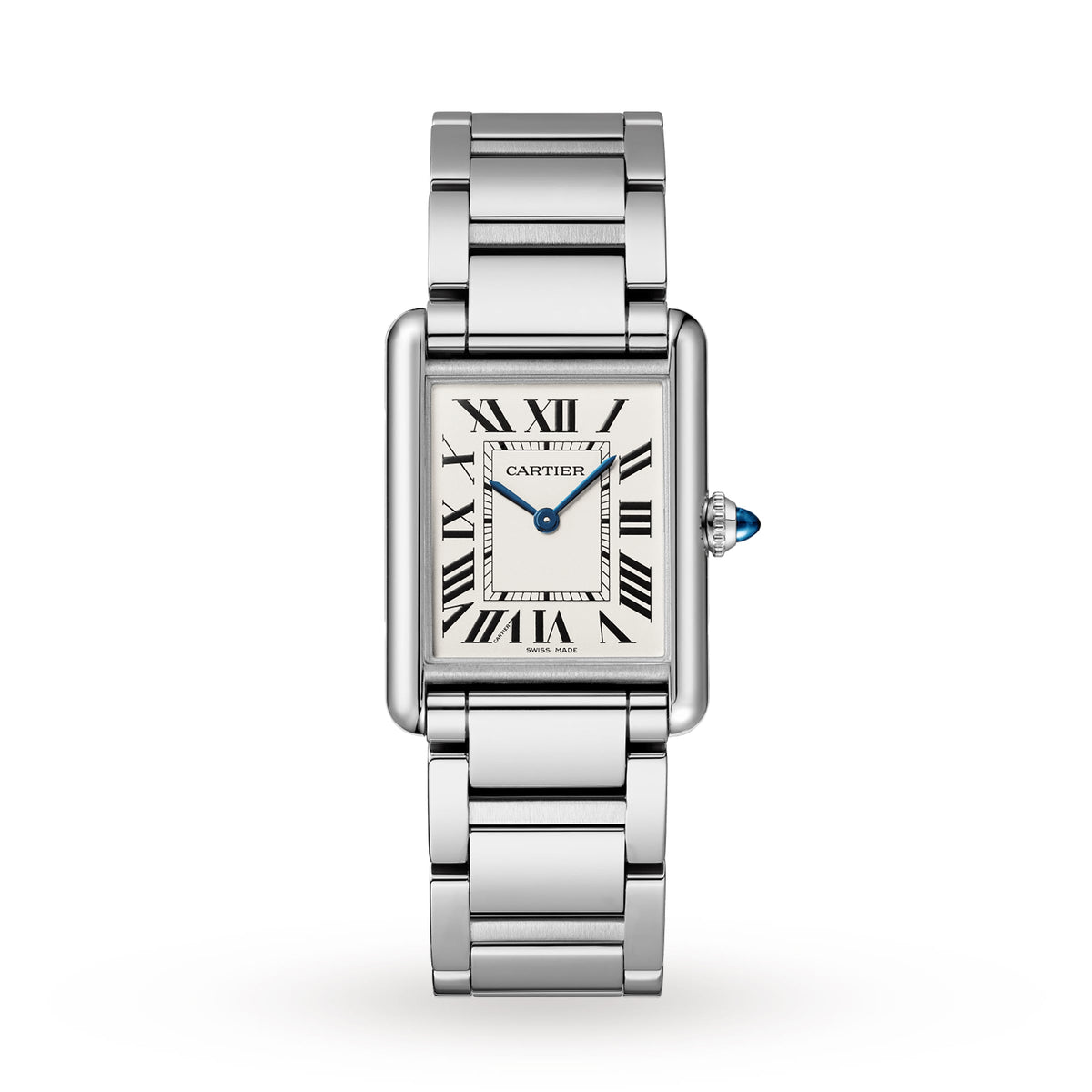 Cartier Tank Must de Cartier Large Model 25.5mm - Steel - Silver Dial Ref. # WSTA0106