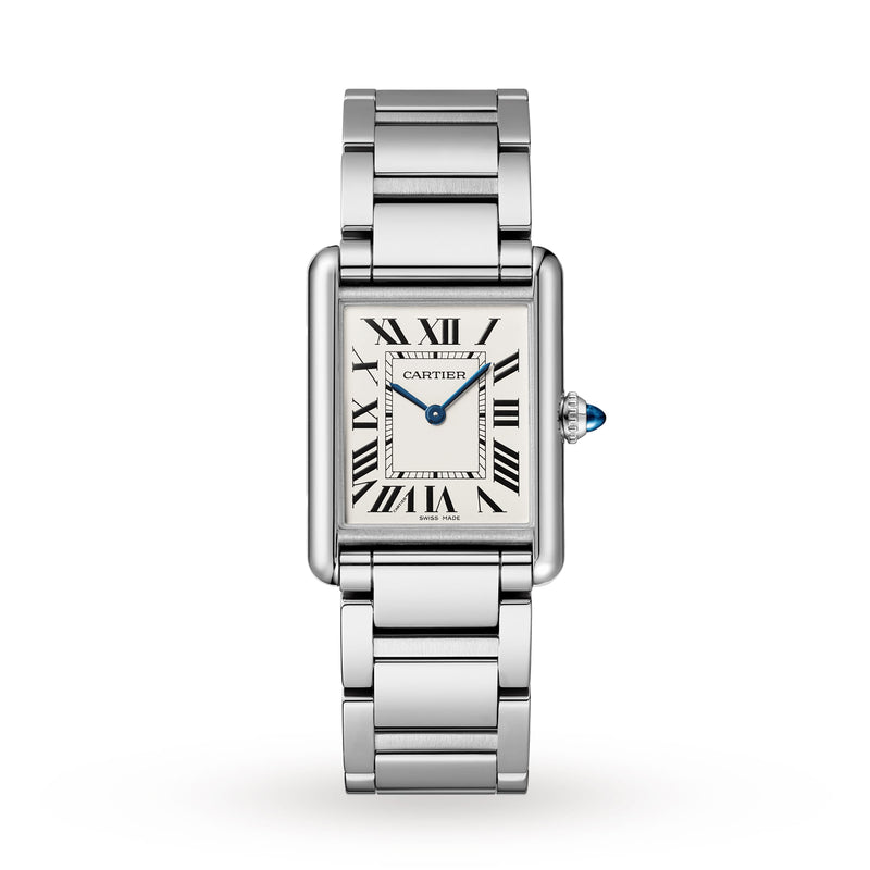 Cartier Tank Must de Cartier Large Model 25.5mm - Steel - Silver Dial Ref. # WSTA0106