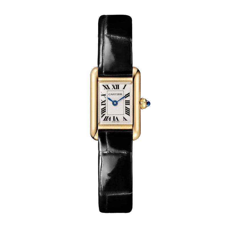 Cartier Tank Louis Cartier 16.5mm - Yellow Gold - Silver Dial Ref. # WGTA0352