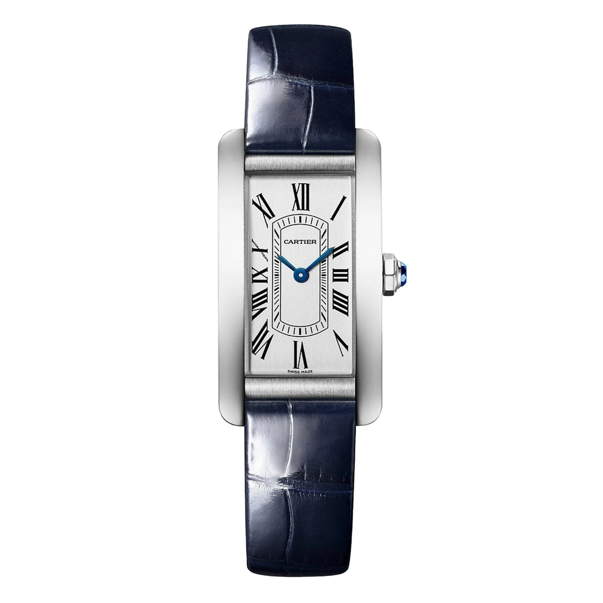 Cartier Tank Américaine Small Model 19.5mm - Steel - Silver Dial Ref. # WSTA0117