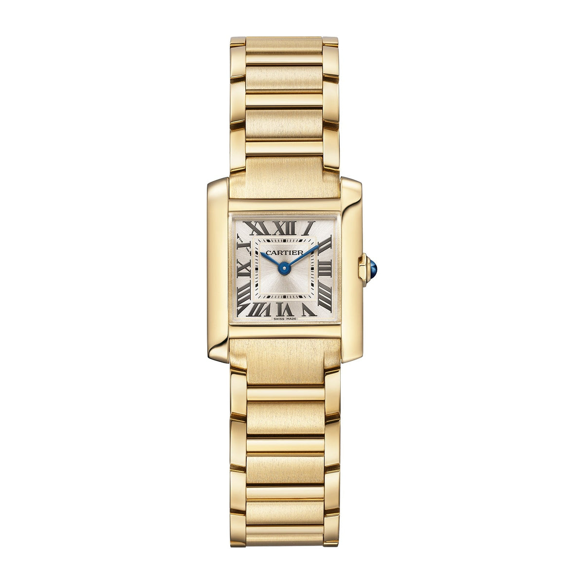 Cartier Tank Française Small Model 21mm - Yellow Gold - Sundust Dial Ref. # WGTA0344
