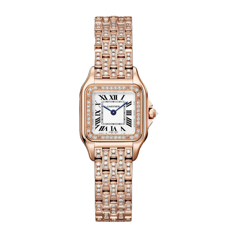 Cartier Panthère de Cartier Small Model 22mm - Rose Gold - White Dial Ref. # WJPN0061