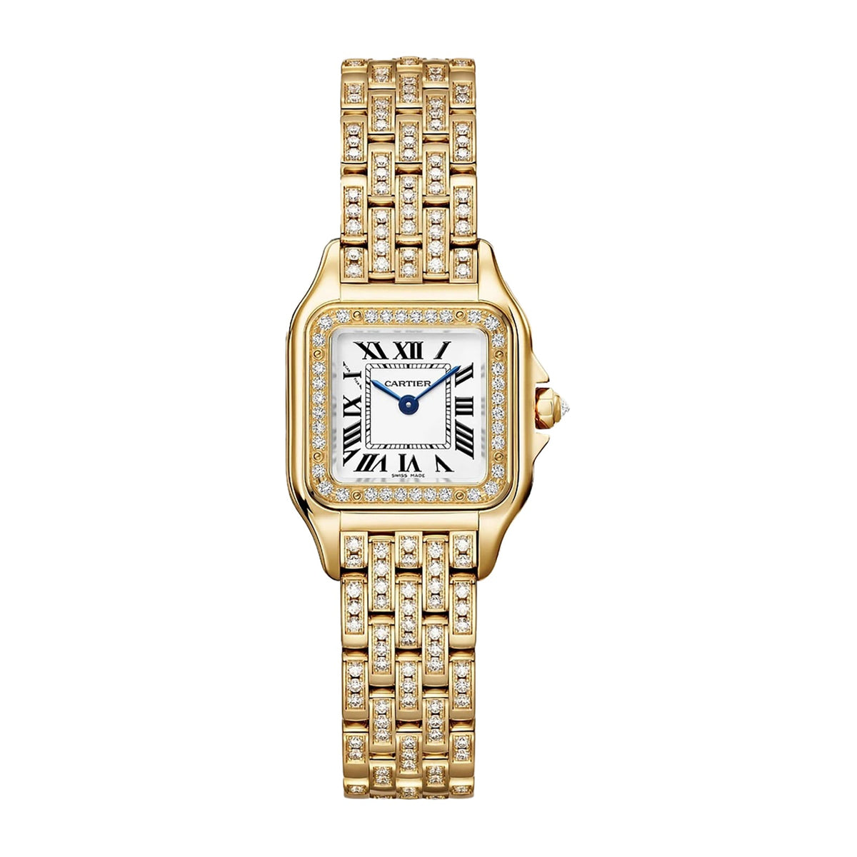 Cartier Panthère de Cartier Small Model 22mm - Yellow Gold - White Dial Ref. # WJPN0059