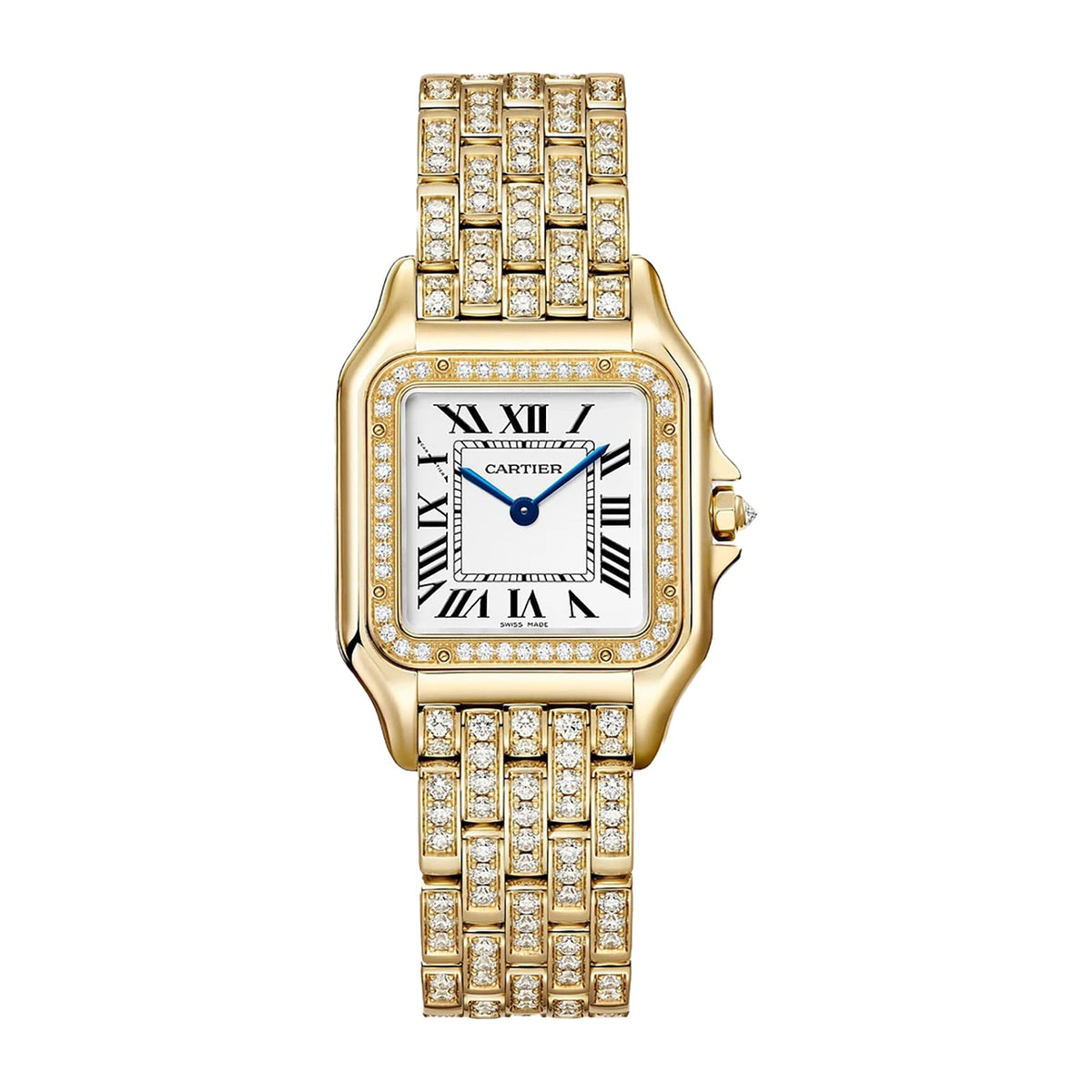 Cartier Panthère de Cartier Medium Model 27mm - Yellow Gold - White Dial Ref. # WJPN0060