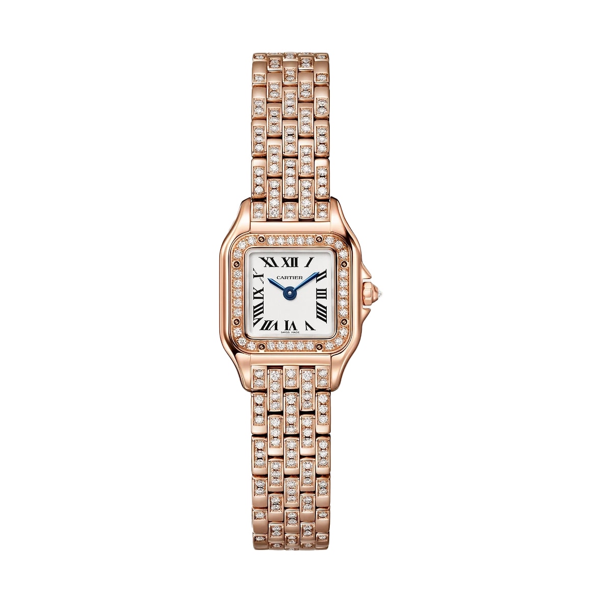 Cartier Panthère de Cartier Mini Model 20mm - Rose Gold - Silvered Dial Ref. # WJPN0063