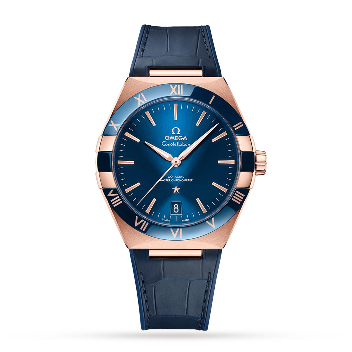 Omega Constellation 41mm - Rose Gold - Blue Dial Ref. # 131.63.41.21.03.001