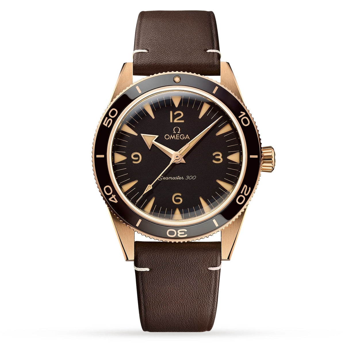 Omega Seamaster 300 41mm - Bronze & Ceramic - Brown Dial Ref. # 234.92.41.21.10.001