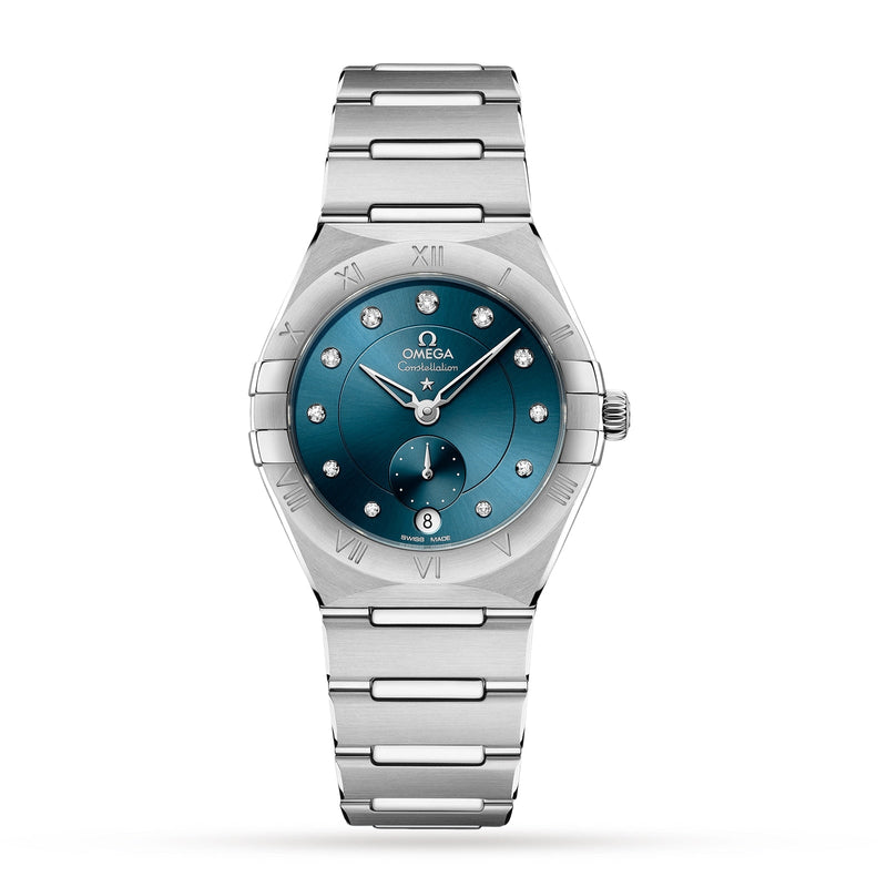 Omega Constellation 34mm - Steel - Diamond Blue Dial Ref. # 131.10.34.20.53.001