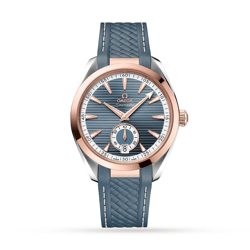 Omega Seamaster Aqua Terra 150M 41mm - Two-Tone Steel & 18K Rose Gold - Blue Dial Ref. # 220.22.41.21.03.001