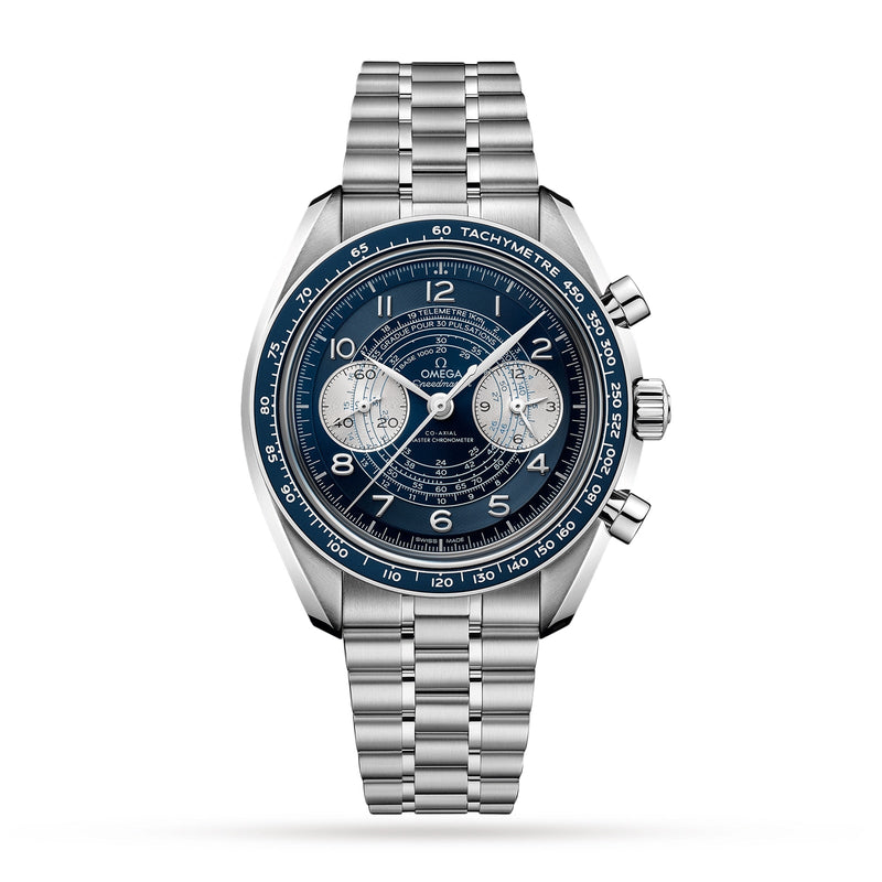 Omega Speedmaster Chronoscope 43mm - Steel - Blue Dial Ref. # 329.30.43.51.03.001