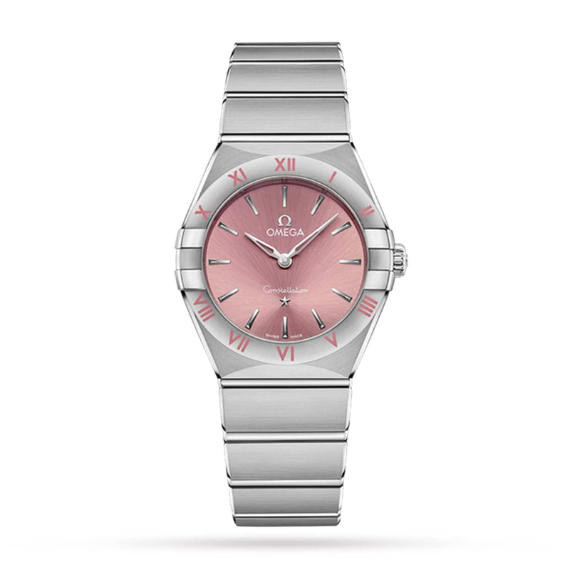 Omega Constellation 28mm - Steel - Pink Dial Ref. # 131.10.28.60.11.001