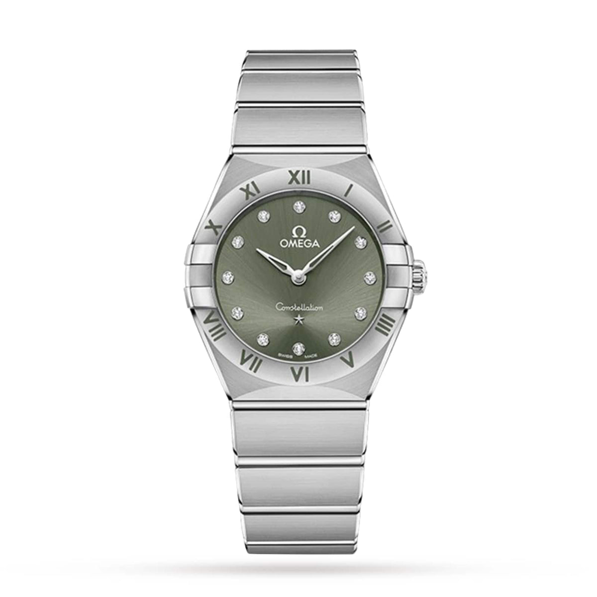 Omega Constellation 28mm - Steel - Diamond Green Dial Ref. # 131.10.28.60.60.001