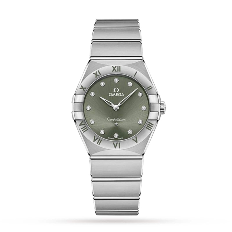 Omega Constellation 28mm - Steel - Diamond Green Dial Ref. # 131.10.28.60.60.001
