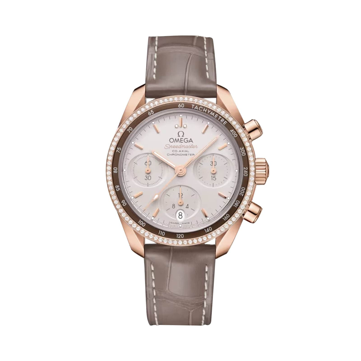 Omega Speedmaster 38 38mm - Rose Gold - Beige Dial Ref. # 324.68.38.50.02.003