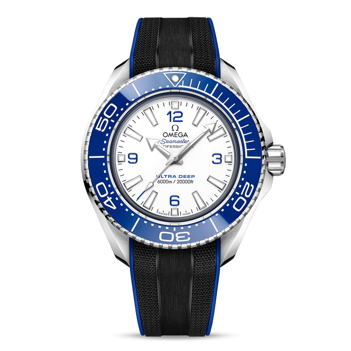 Omega Seamaster Planet Ocean 6000M 45.5mm - Steel - White Dial Ref. # 215.32.46.21.04.001