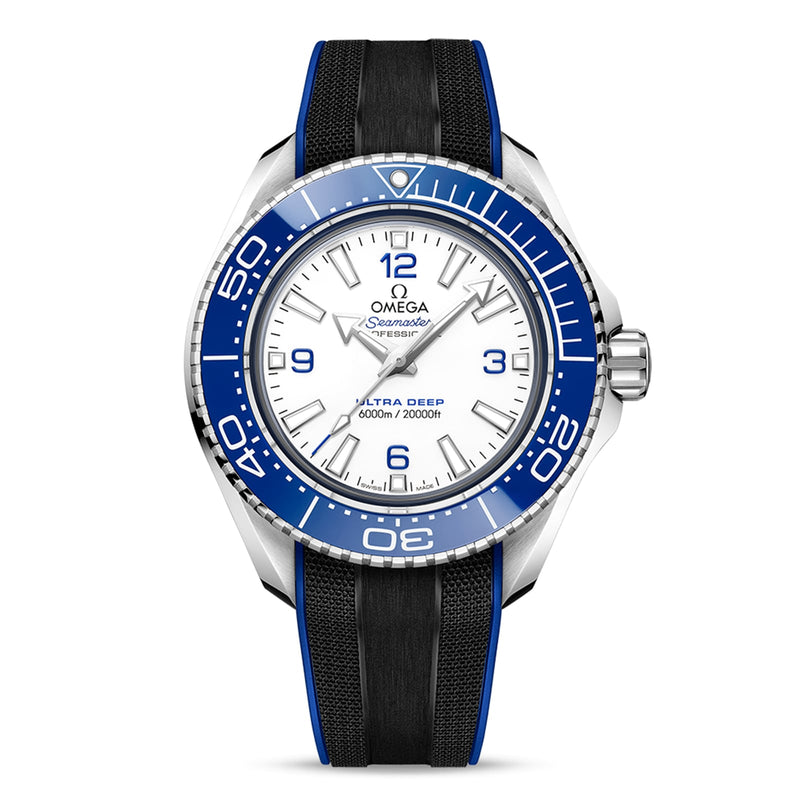 Omega Seamaster Planet Ocean 6000M 45.5mm - Steel - White Dial Ref. # 215.32.46.21.04.001
