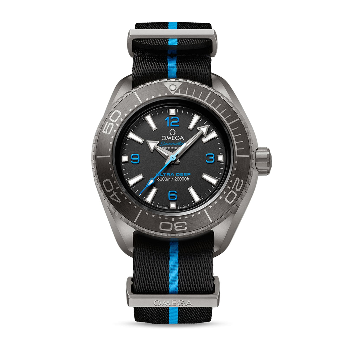 Omega Seamaster Planet Ocean 6000M 45.5mm - Titanium - Black Dial Ref. # 215.92.46.21.01.001