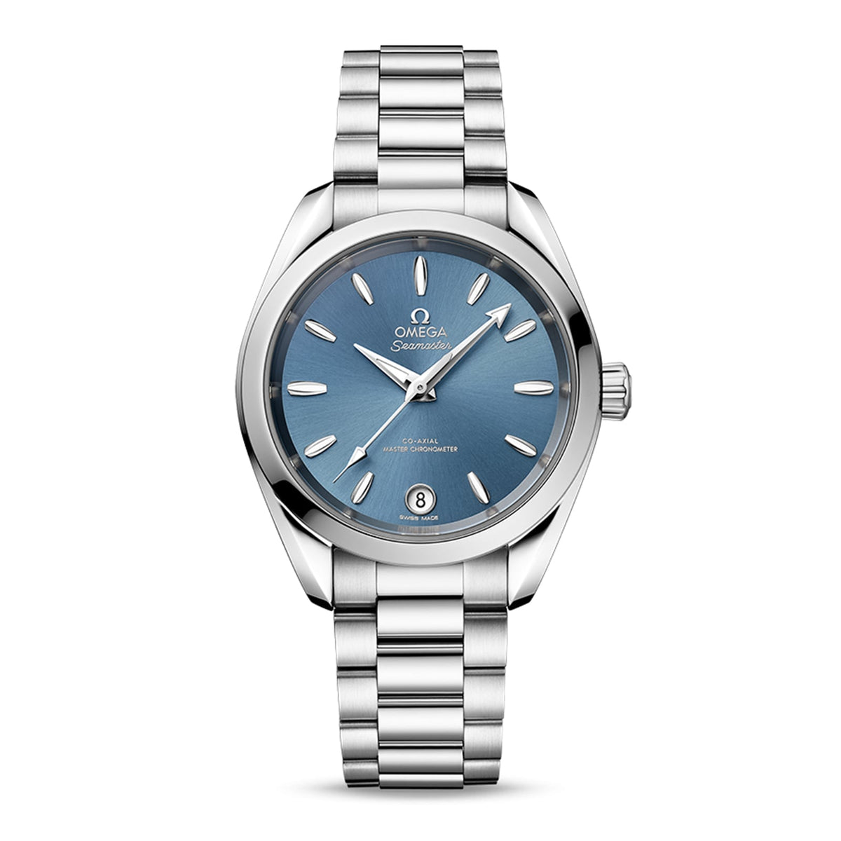 Omega Seamaster Aqua Terra Shades 34mm - Steel - Blue Dial Ref. # 220.10.34.20.03.002