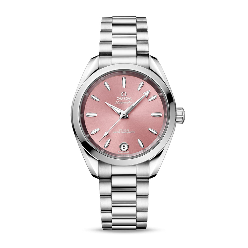 Omega Seamaster Aqua Terra 150M 34mm - Steel - Pink Dial Ref. # 220.10.34.20.10.003