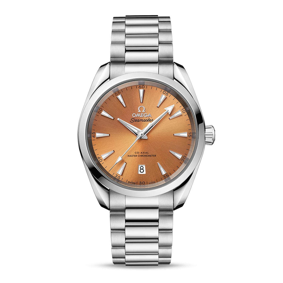 Omega Seamaster Aqua Terra 150M 38mm - Steel - Orange Dial Ref. # 220.10.38.20.12.001