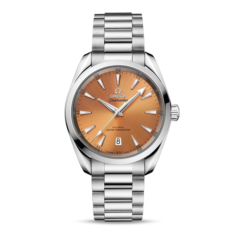 Omega Seamaster Aqua Terra 150M 38mm - Steel - Orange Dial Ref. # 220.10.38.20.12.001