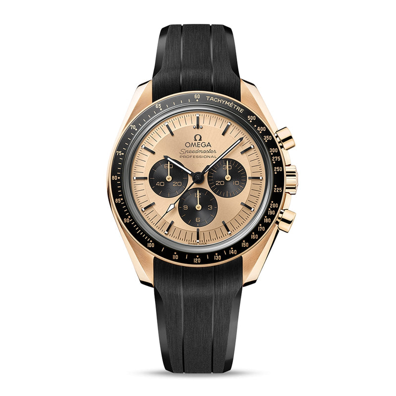 Omega Speedmaster Moonwatch Professional 42mm - Yellow Gold - Champagne Dial Ref. # 310.62.42.50.99.001