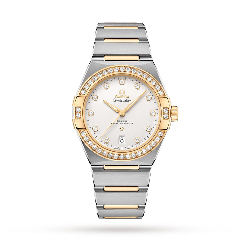 Omega Constellation 39mm - Two-Tone Steel & 18K Yellow Gold - White Dial Ref. # 131.25.39.20.52.002