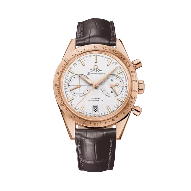 Omega Speedmaster 57 41.5mm - Rose Gold - Silver Dial Ref. # 331.53.42.51.02.002