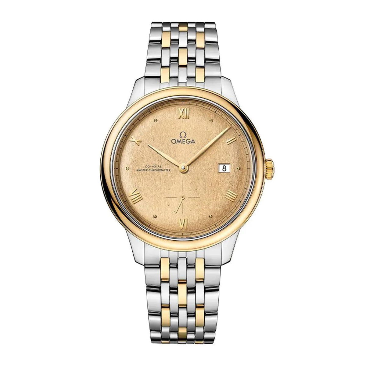 Omega De Ville Prestige 41mm - Two-Tone Steel & 18K Yellow Gold - Silver Dial Ref. # 434.20.41.20.08.001